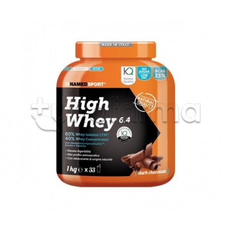 Named Sport High Whey 6.4 Dark Chocolate 1kg Named Sport High Whey 6.4 Dark Chocolate 1kg