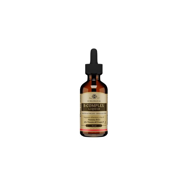 Solgar B-Complex Liquid Integratore Alimentare per Circolazione 56ml Solgar B-Complex Liquid Integratore Alimentare per Circolazione 56ml