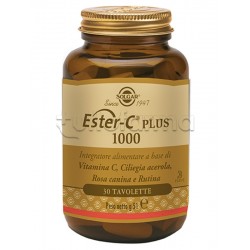 Solgar Ester C Plus 1000 Integratore Difese Immunitarie 30 Tavolette Solgar Ester C Plus 1000 Integratore Difese Immunitarie 30 Tavolette