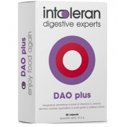 Intoleran Dao Plus Integratore Ricostituente 50 Capsule Intoleran Dao Plus Integratore Ricostituente 50 Capsule