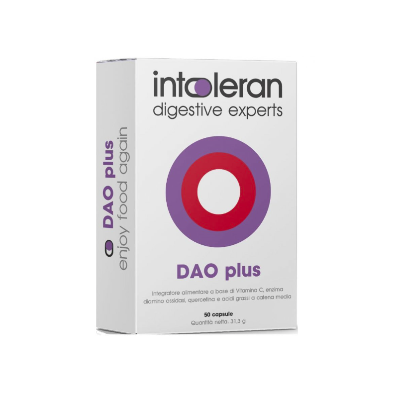 Intoleran Dao Plus Integratore Ricostituente 50 Capsule
