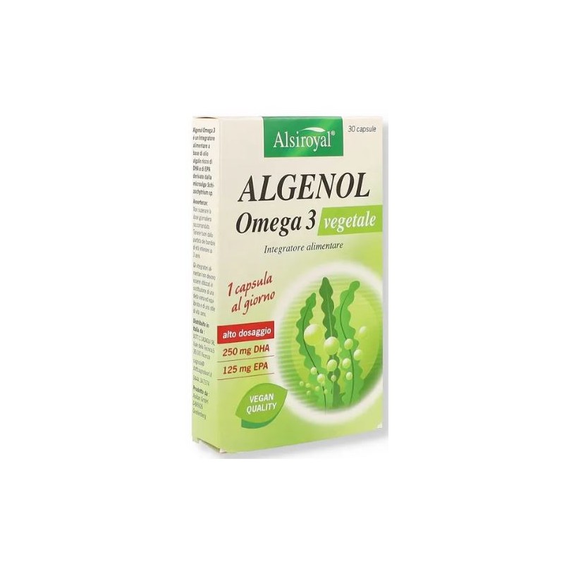 Algenol Omega 3 Integratore Vegetale 30 Capsule