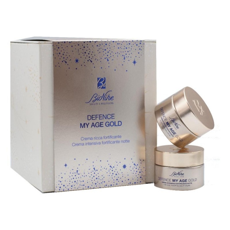 Bionike Defence My Age Gold Cofanetto Natale Crema Fortificante + Crema Notte