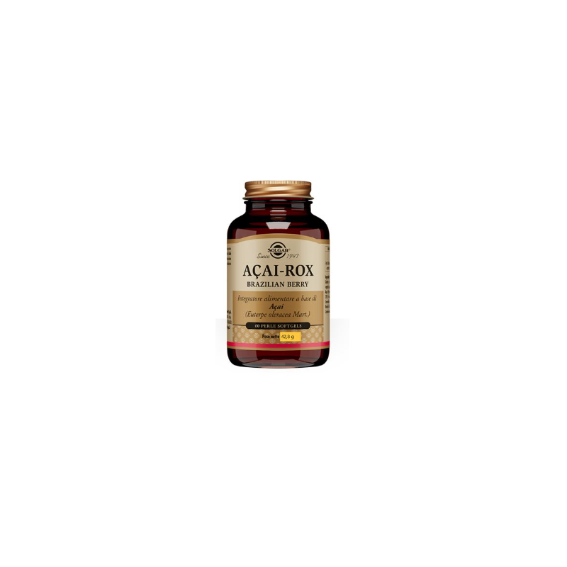 Solgar Acai Rox Integratore Antiossidante 60 Perle Solgar Acai Rox Integratore Antiossidante 60 Perle