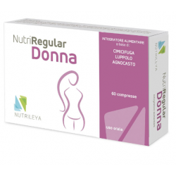 Nutriregular Donna Integratore per Menopausa e Ciclo 60 Compresse Nutriregular Donna Integratore per Menopausa e Ciclo 60 Compresse