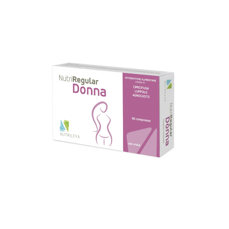 Nutriregular Donna Integratore per Menopausa e Ciclo 60 Compresse