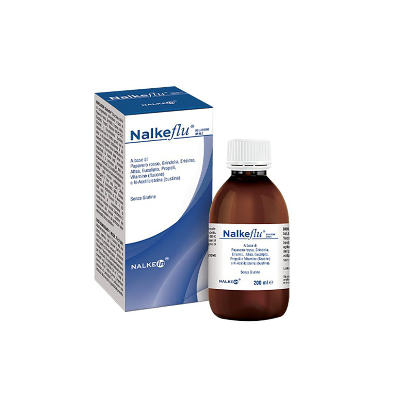 Nalkeflu Soluzione Orale per Tosse 200ml + 1 Bustina Nalkeflu Soluzione Orale per Tosse 200ml + 1 Bustina