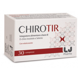 Scatola con Chirotir Selenio Integratore Antiossidante 30 Compresse Singole Scatola con Chirotir Selenio Integratore Antiossidante 30 Compresse Singole