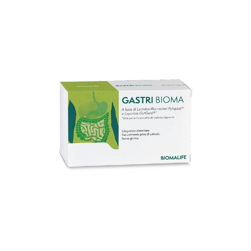 Gastri Bioma per Il Benessere Intestinale 30 Capsule Gastri Bioma per Il Benessere Intestinale 30 Capsule