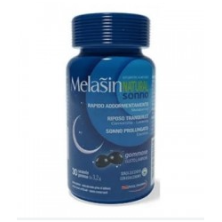 Melasin Natural Integratore Sonno 30 Gommose Melasin Natural Integratore Sonno 30 Gommose