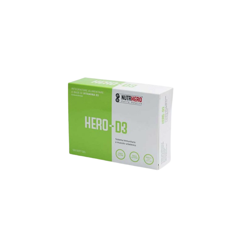 Hero D3 Integratore di Vitamina D 30 Softgel