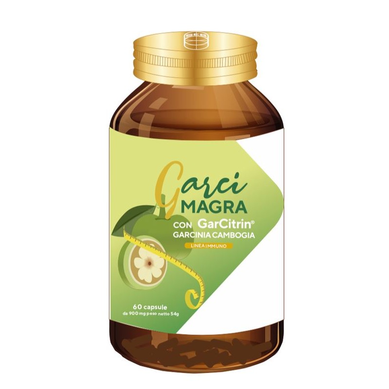 Garci Magra Integratore per Peso Corporeo 60 Capsule da 500mg
