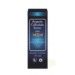 Argento Colloidale Ionico con MSM Spray per Naso Gola Pelle 50ml Argento Colloidale Ionico con MSM Spray per Naso Gola Pelle 50ml