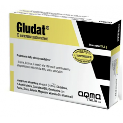 Gludat Integratore per Stanchezza 20 Compresse Gastroresistenti Gludat Integratore per Stanchezza 20 Compresse Gastroresistenti