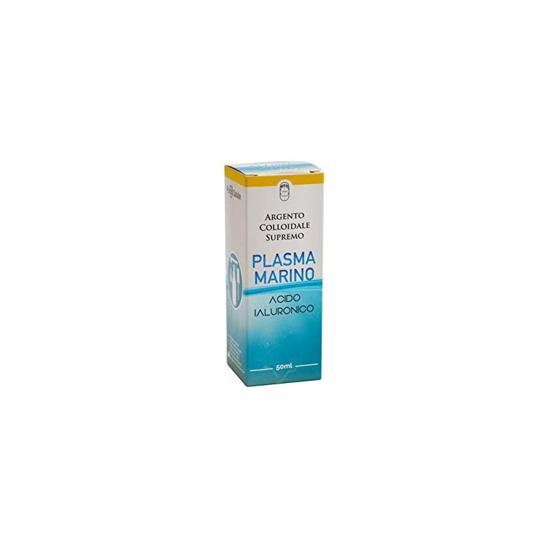 Argento Colloidale Supremo Plasma Marino e Acido Ialuronico Spray Naso Gola Pelle 50ml