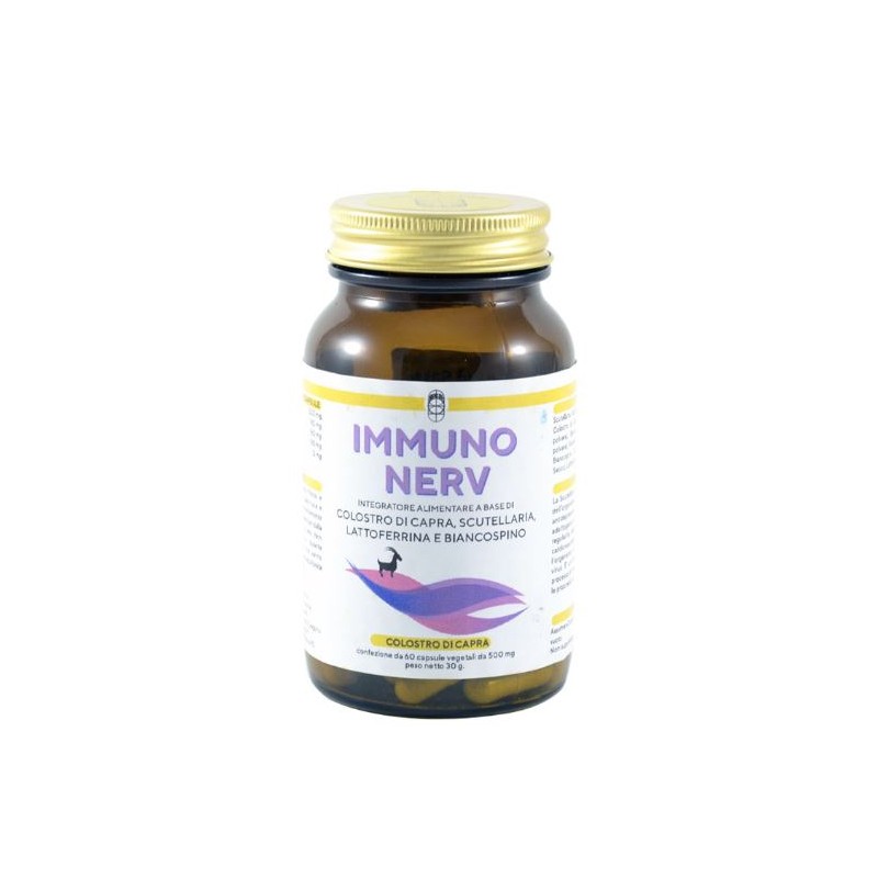 Immuno Nerv Integratore per Sistema Nervoso 60 Capsule da 500mg