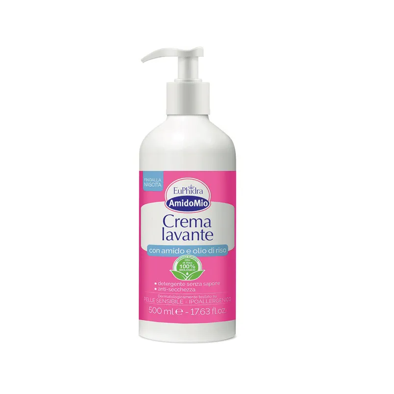 Euphidra Amidomio Crema Lavante Detergente per Corpo 500ml Euphidra Amidomio Crema Lavante Detergente per Corpo 500ml