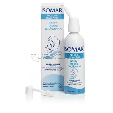 Isomar Spray Acqua di Mare Isotonica per Igiene Naso e Orecchio 2 Nebulizzatori