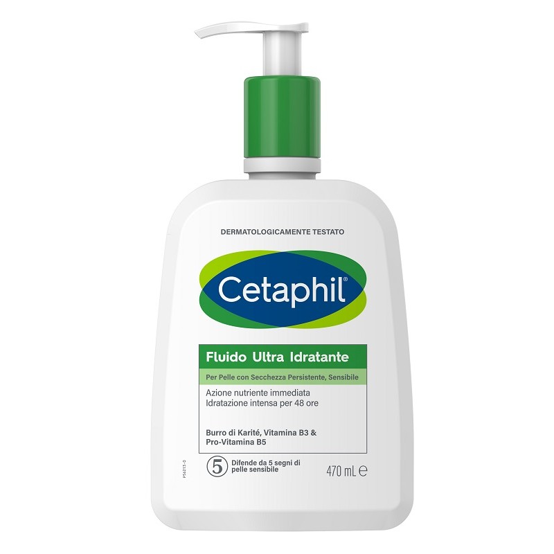 Cetaphil Fluido Ultra Idratante Pelle Secca 470ml