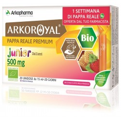 Arkoroyal Junior Pappa Reale Premium Integratore Ricostituente 20 Flaconcini Arkoroyal Junior Pappa Reale Premium Integratore Ricostituente 20 Flaconcini
