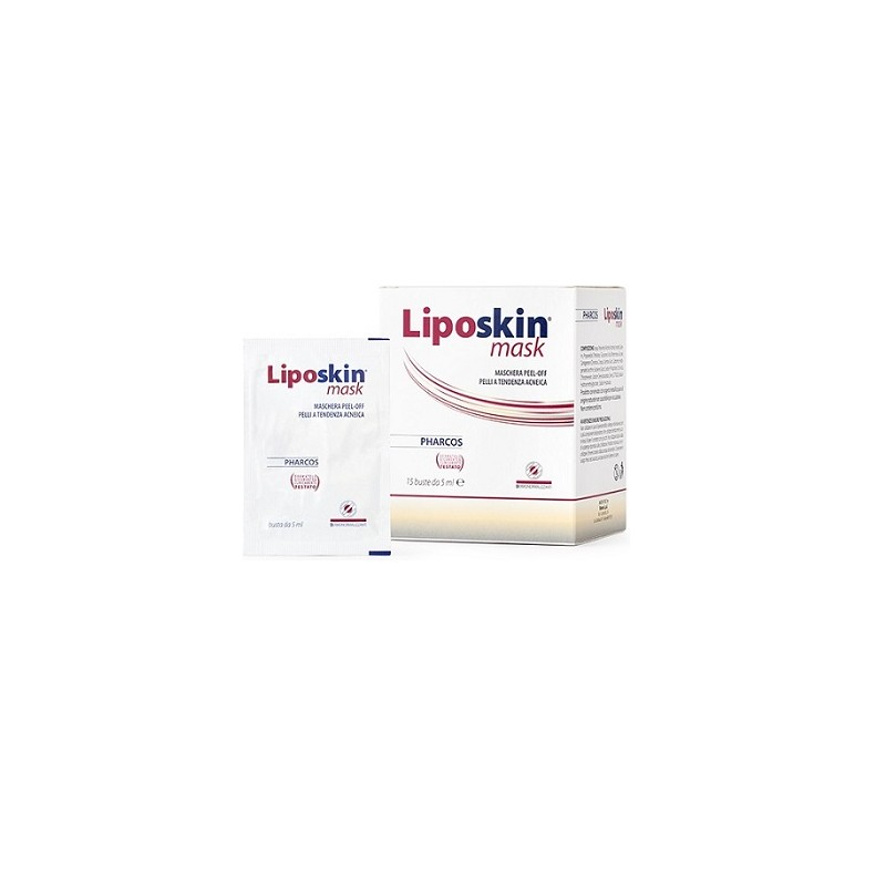Liposkin Mask Pharcos Maschera per Acne 15 Bustine