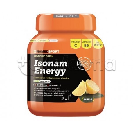 Named Sport Isonam Energy Limone Polvere 480g