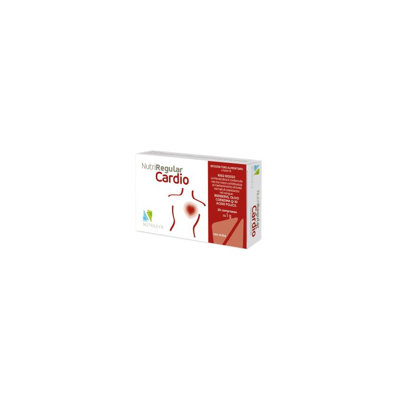 Nutriregular Cardio Integratore per il Cuore 20 Compresse Nutriregular Cardio Integratore per il Cuore 20 Compresse