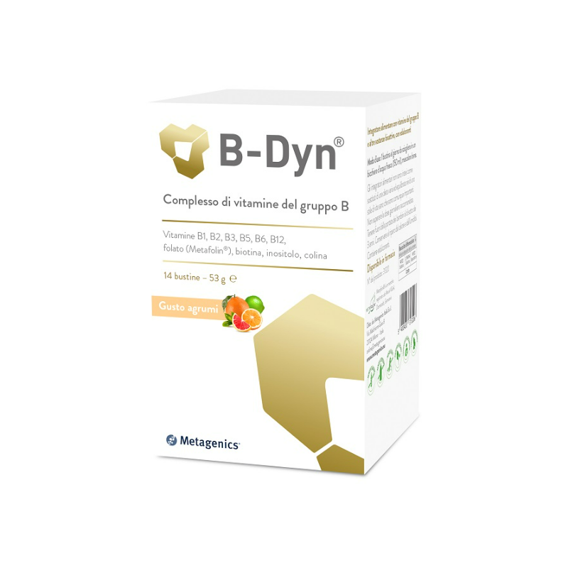 Metagenics B-Dyn Integratore di Vitamina B 14 Bustine Metagenics B-Dyn Integratore di Vitamina B 14 Bustine