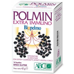 Polmin Extra Immuno Biopelmo Integratore per Vie Respiratorie 14 Bustine Polmin Extra Immuno Biopelmo Integratore per Vie Respiratorie 14 Bustine