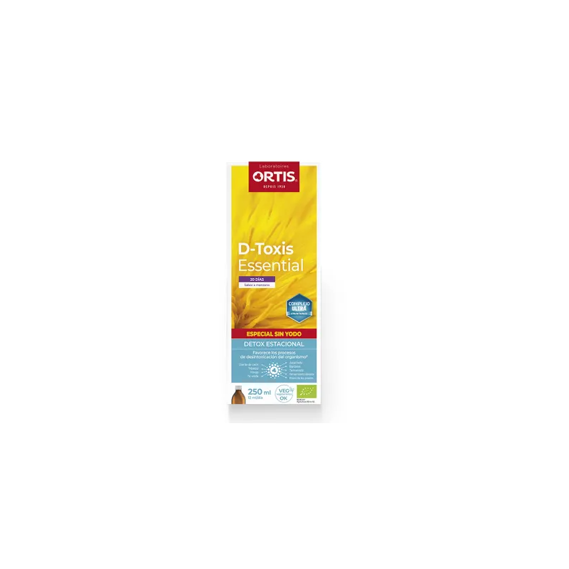 D-Toxis Essential Integratore Depurativo Senza Iodio 250ml D-Toxis Essential Integratore Depurativo Senza Iodio 250ml
