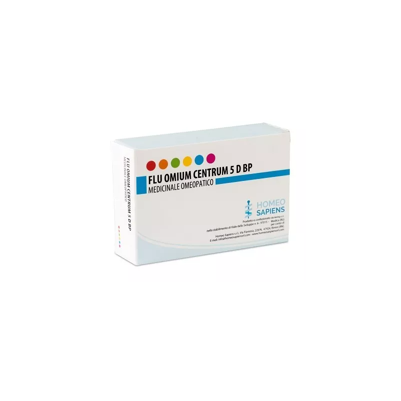 Homeo Sapiens Flu Omium Centrum 5 D Bp per Benessere Generale 4 Grammi