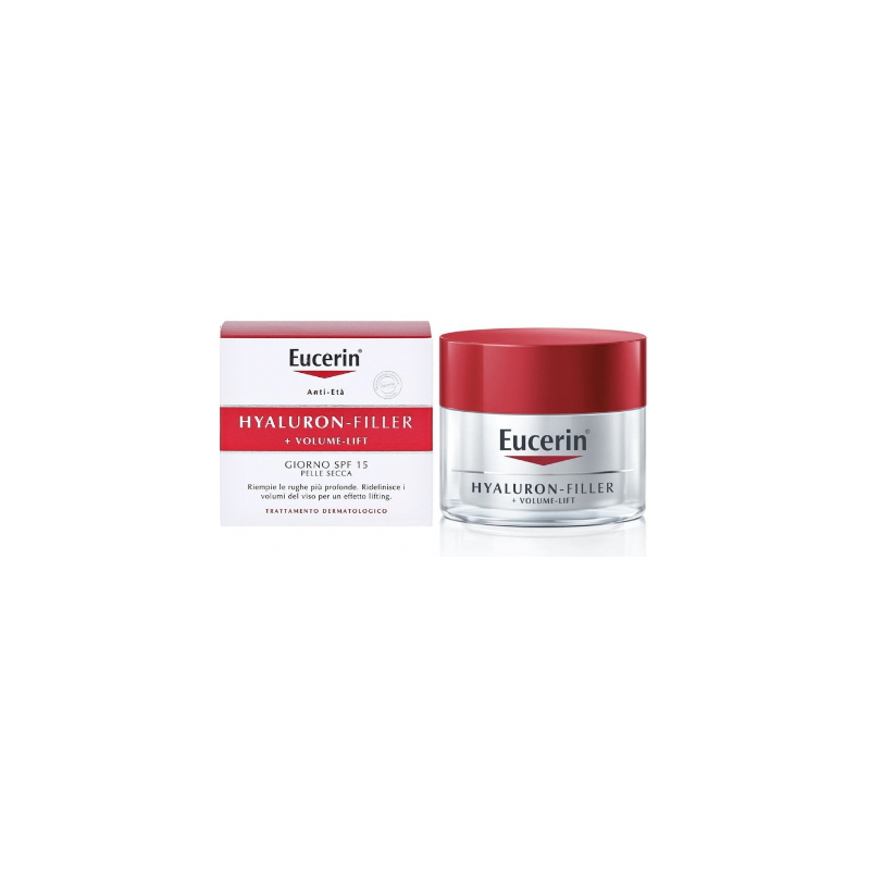Eucerin Hyaluron Filler Volume Lift Crema Giorno Pelli Secche Sfp15 50ml