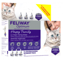 Feliway Optimum Ricariche di Feromoni per Gatti 3x48ml Feliway Optimum Ricariche di Feromoni per Gatti 3x48ml