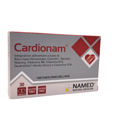 Named Cardionam Integratore per il Colesterolo 30 Compresse Named Cardionam Integratore per il Colesterolo 30 Compresse