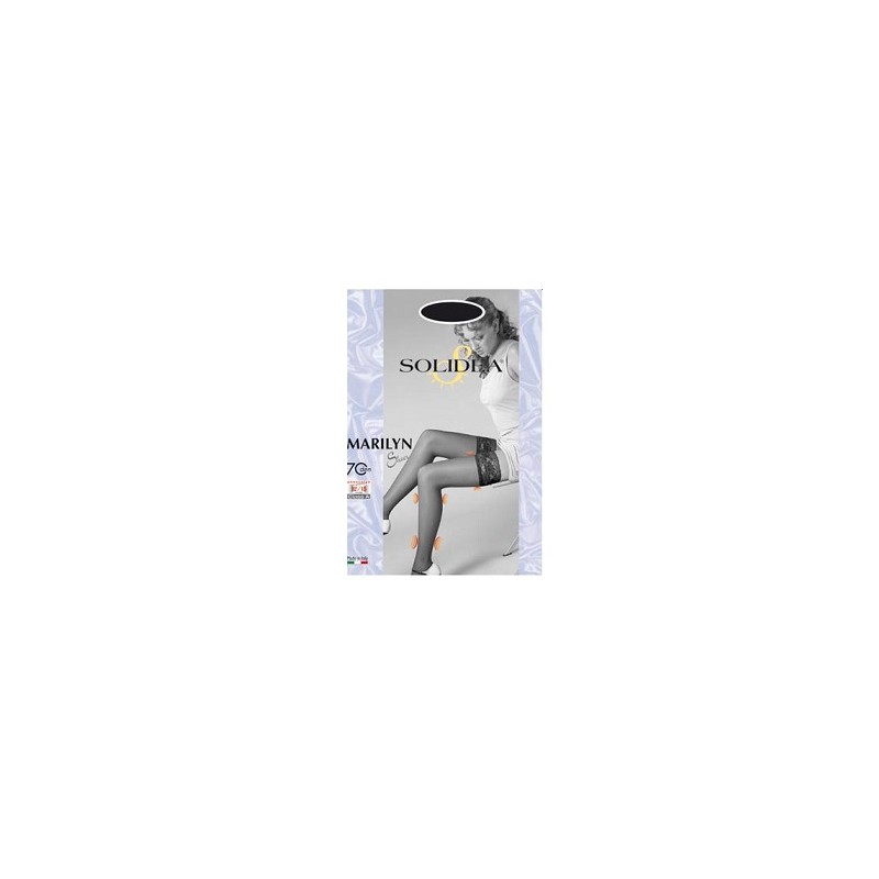 Solidea Marilyn 70 Sheer Calze Autoreggenti Compressione Graduata 1 Paio