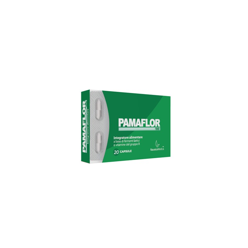 Pamaflor 100 Integratore di Fermenti Lattici 20 Capsule Pamaflor 100 Integratore di Fermenti Lattici 20 Capsule