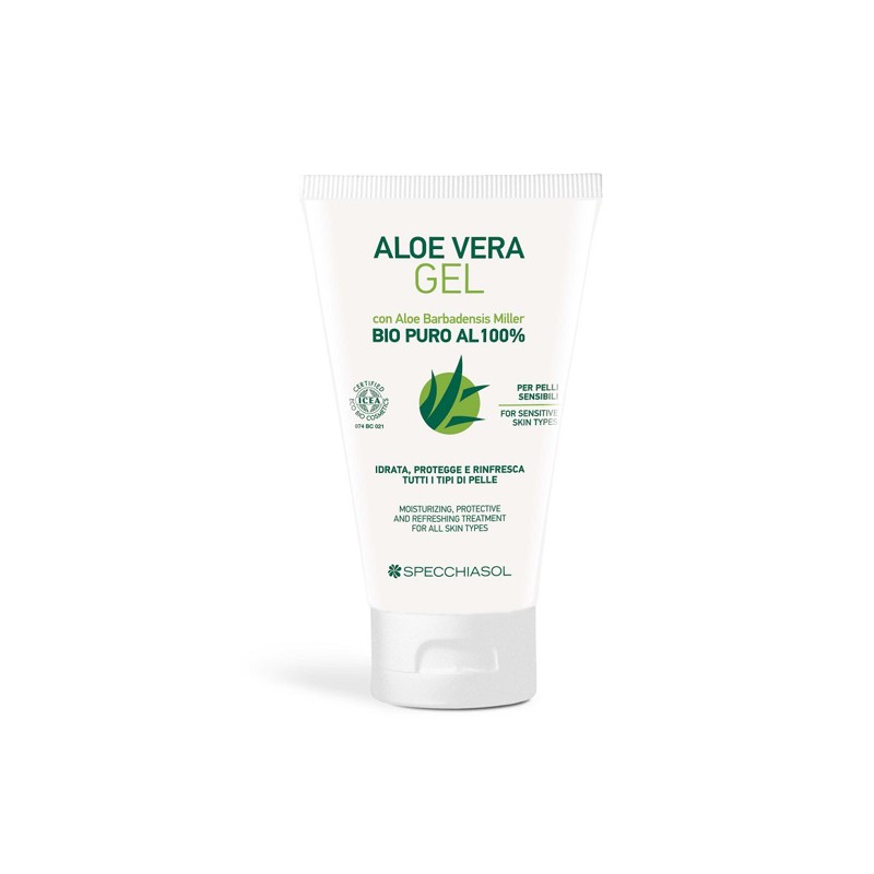 Specchiasol Aloe Vera Gel Puro Eco-Bio per Irritazioni 150ml