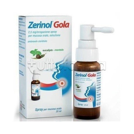Zerinol Gola Spray per Mal di Gola 20ml