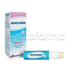 Alovex Labiale Stick per Labbra contro Herpes Aciclovir 5% 3gr