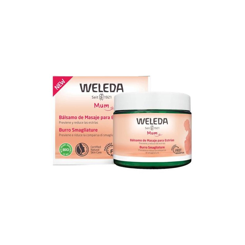 Weleda Mum Burro Smagliature per Mamme 150ml Weleda Mum Burro Smagliature per Mamme 150ml