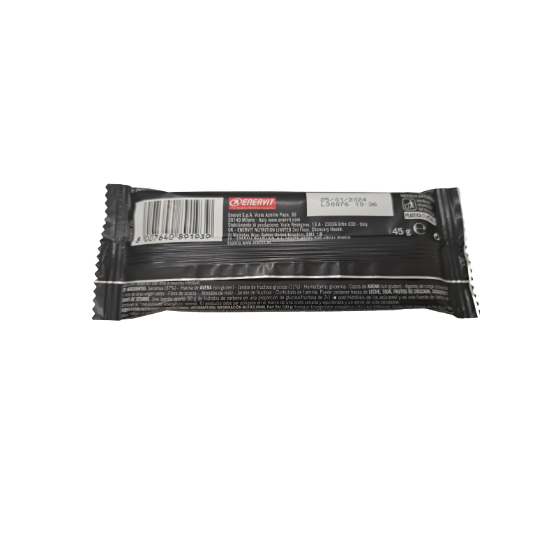 Enervit Carbo Bar Barretta Energetica Sportivi Senza Gusto 50g Enervit Carbo Bar Barretta Energetica Sportivi Senza Gusto 50g
