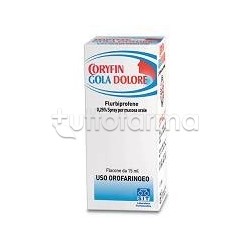Coryfin Gola Dolore Spray Antinfiammatorio per Mal di Gola 15ml