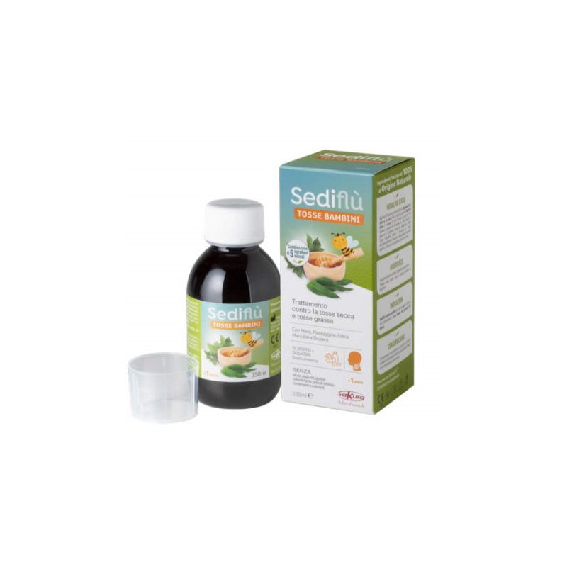 Sediflu Tosse Bambini Integratore per Gola 150ml Sediflu Tosse Bambini Integratore per Gola 150ml