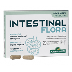 Confezione di Intestinal Flora Integratore per Intestino 20 Capsule Confezione di Intestinal Flora Integratore per Intestino 20 Capsule