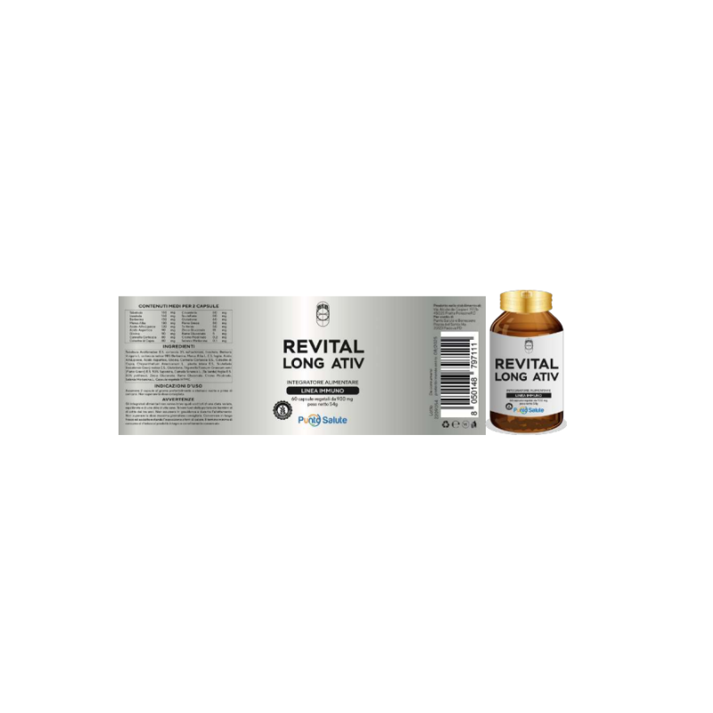 Revital Long Ativ Integratore Antinvecchiamento 60 Capsule