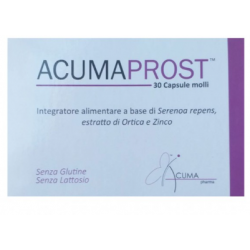 Acumaprost Integratore per Prostata 30 Capsule Molli Acumaprost Integratore per Prostata 30 Capsule Molli