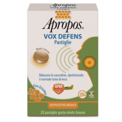 Apropos Vox Defens Pro Integratore per Gola e Voce 20 Pastiglie Apropos Vox Defens Pro Integratore per Gola e Voce 20 Pastiglie