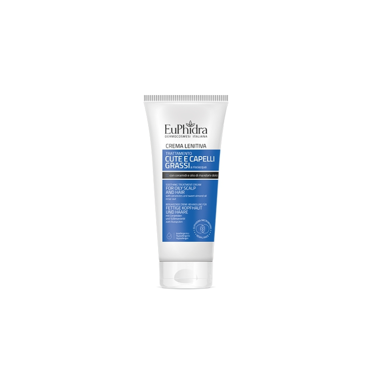 Euphidra Crema Lenitiva per Capelli Grassi 200ml
