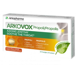 Arkovox Propoli Integratore per la Gola 24 Compresse Arkovox Propoli Integratore per la Gola 24 Compresse