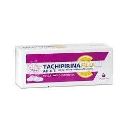 Tachipirina Flu per Sintomi Influenzali con Vitamina C 12 Compresse Effervescenti 500mg+200mg